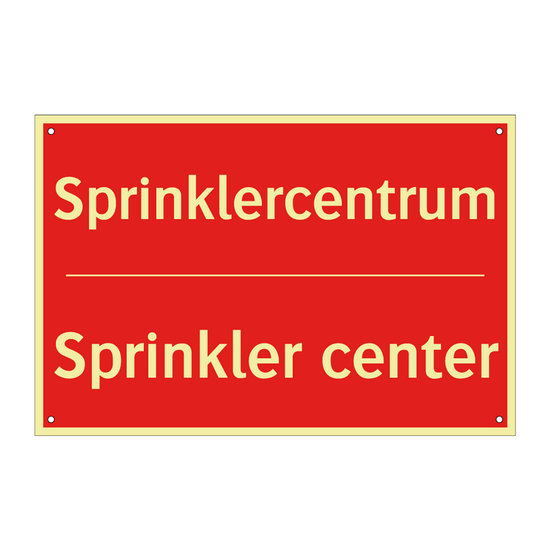 Sprinklercentrum - Sprinkler center