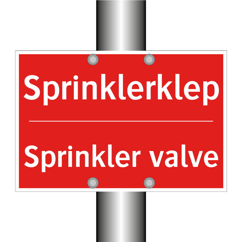 Sprinklerklep - Sprinkler valve