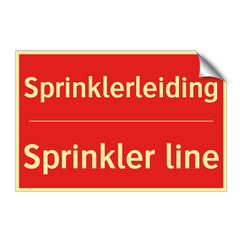 Sprinklerleiding - Sprinkler line