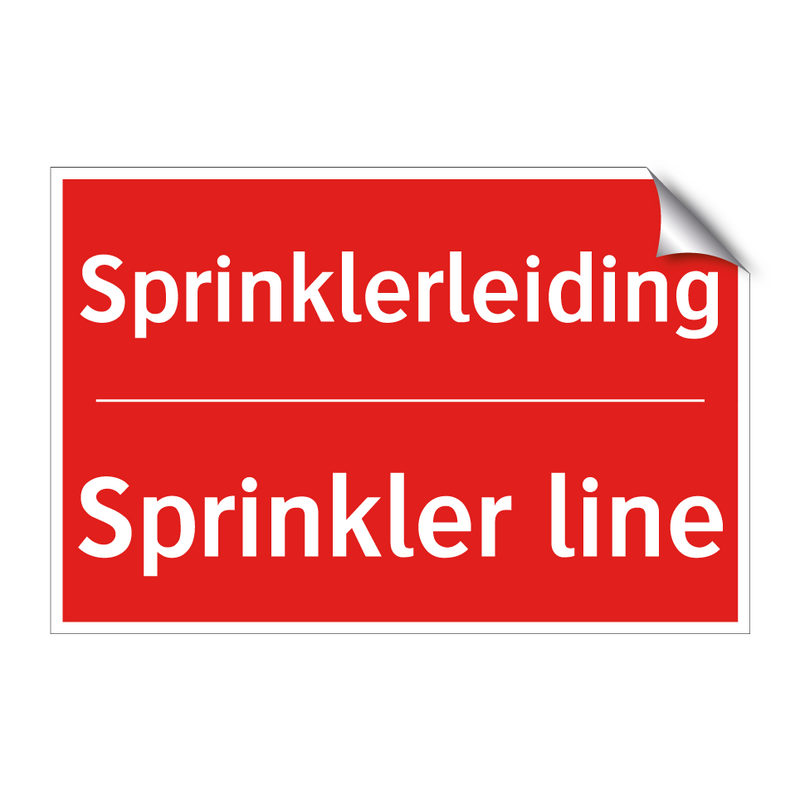 Sprinklerleiding - Sprinkler line