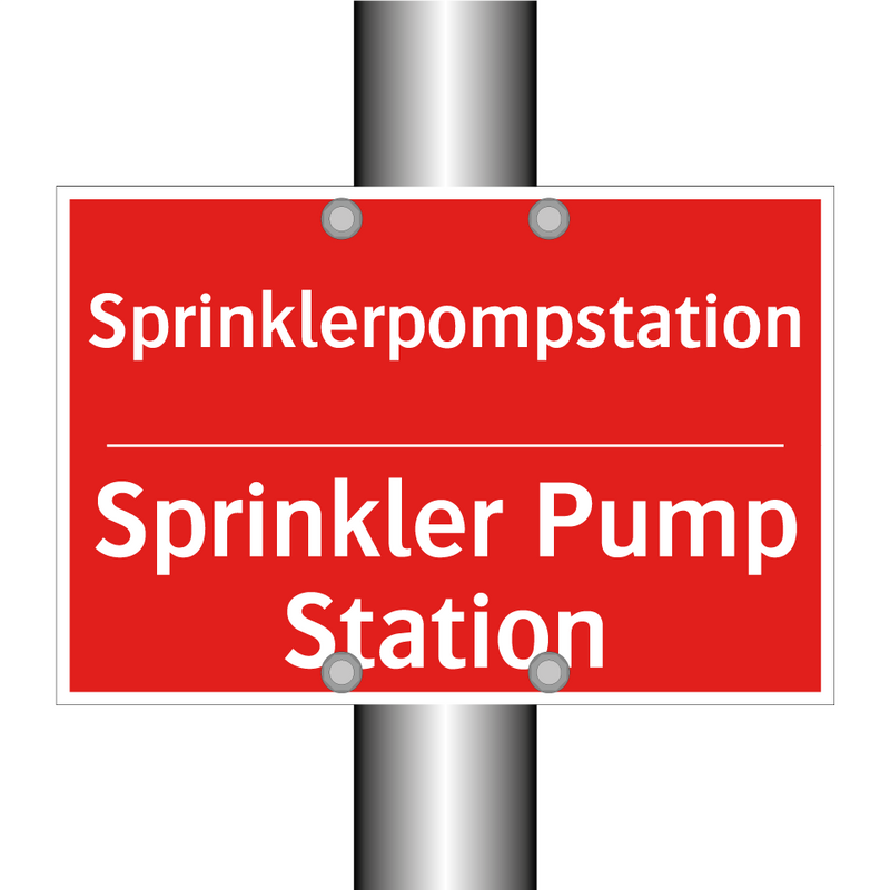 Sprinklerpompstation - Sprinkler Pump Station