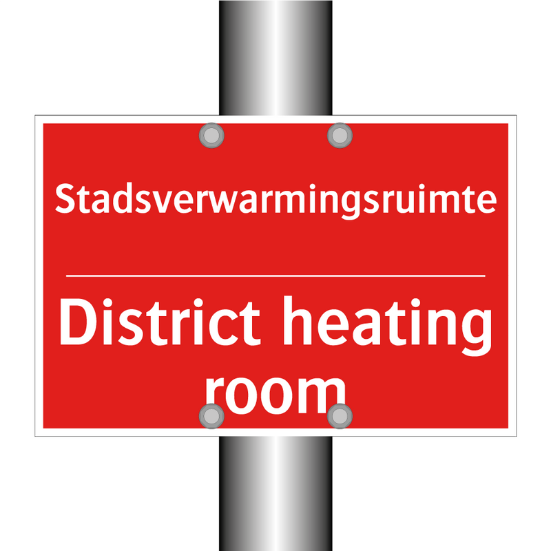 Stadsverwarmingsruimte - District heating room