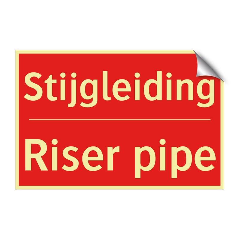 Stijgleiding - Riser pipe