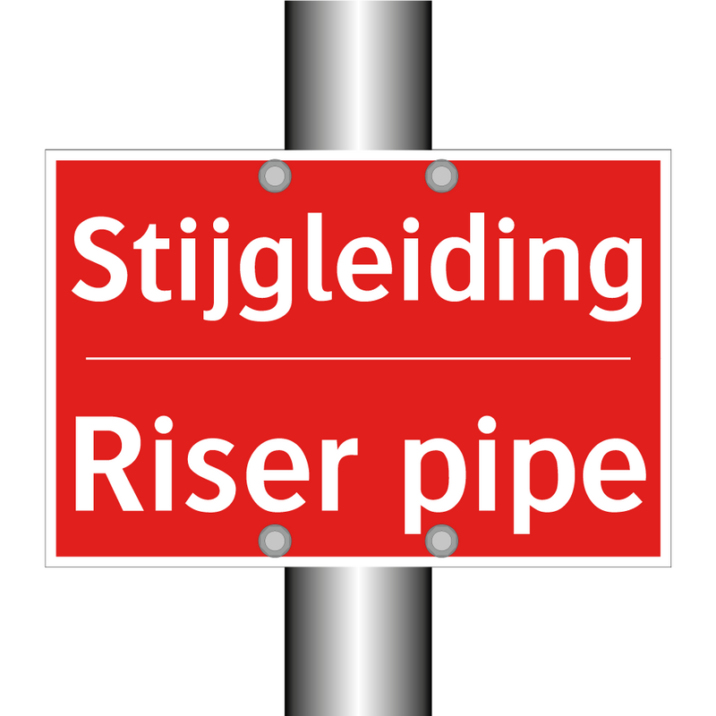 Stijgleiding - Riser pipe