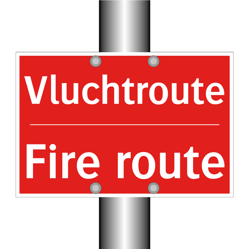 Vluchtroute - Fire route