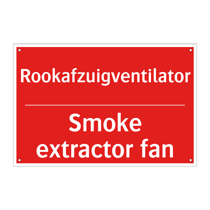 Rookafzuigventilator - Smoke extractor fan