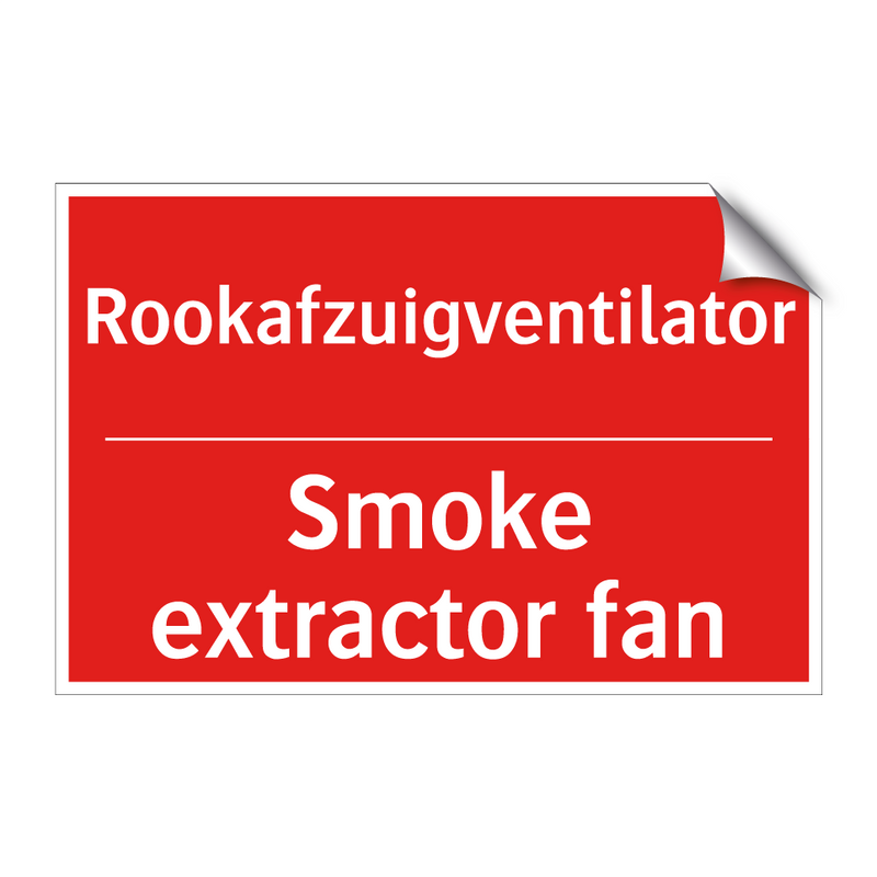 Rookafzuigventilator - Smoke extractor fan