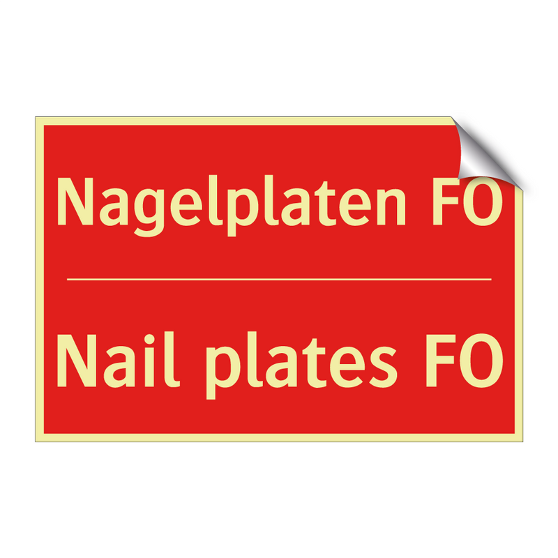 Nagelplaten FO - Nail plates FO