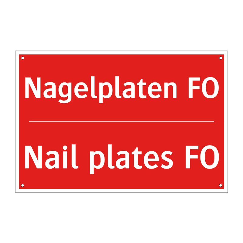 Nagelplaten FO - Nail plates FO