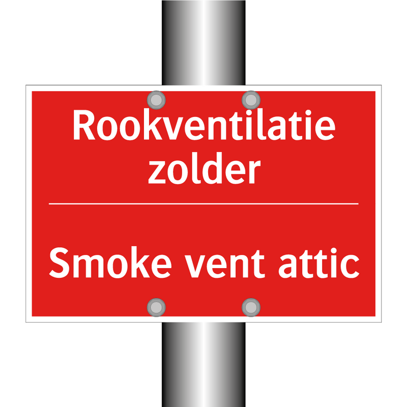 Rookventilatie zolder - Smoke vent attic