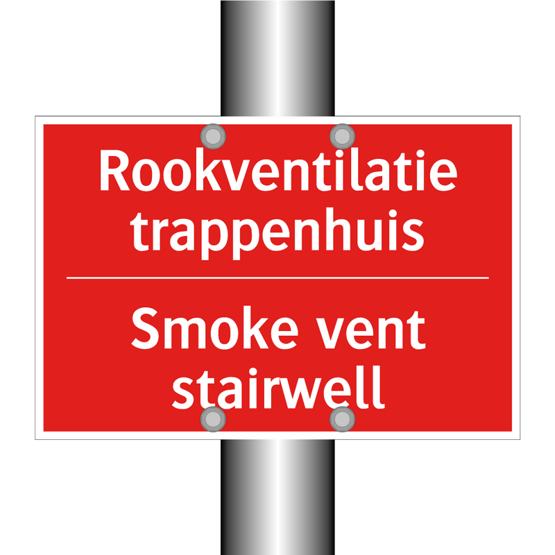 Rookventilatie trappenhuis - Smoke vent stairwell