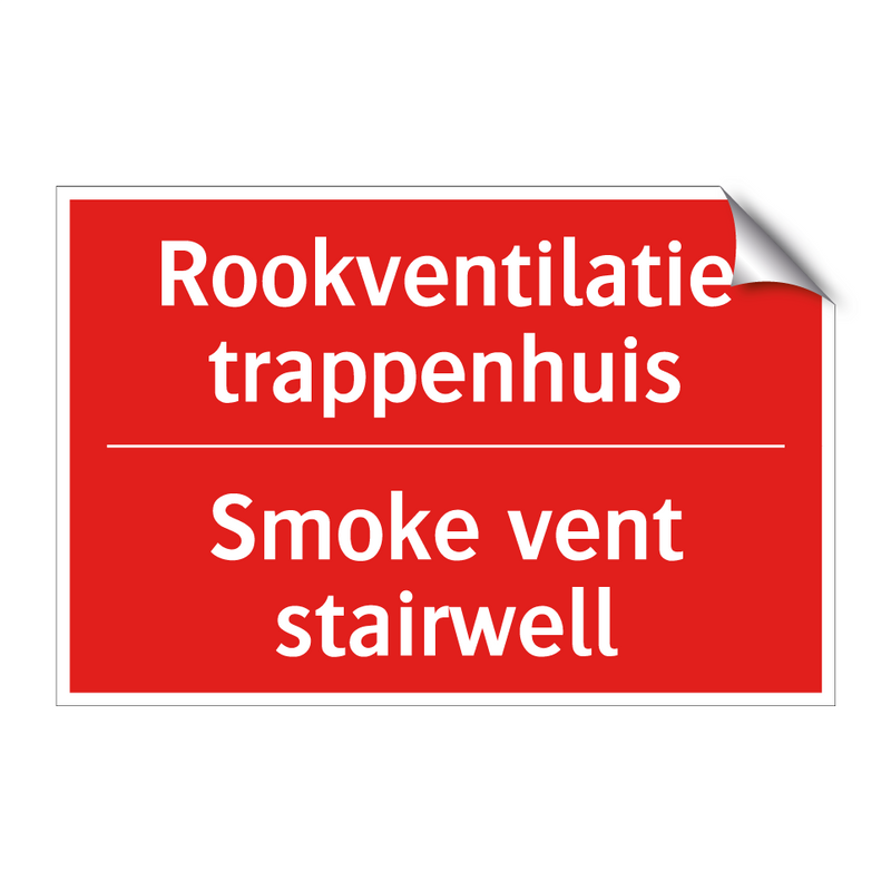 Rookventilatie trappenhuis - Smoke vent stairwell