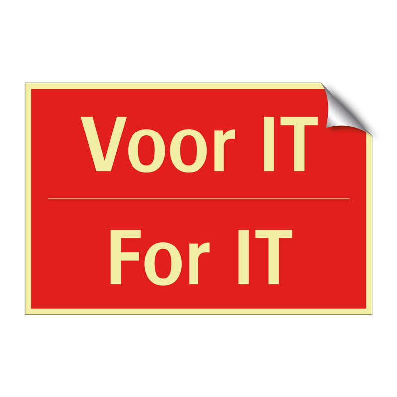 Voor IT - For IT