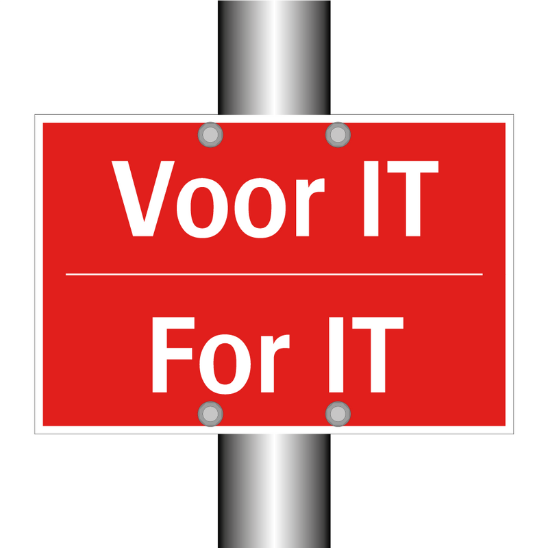 Voor IT - For IT