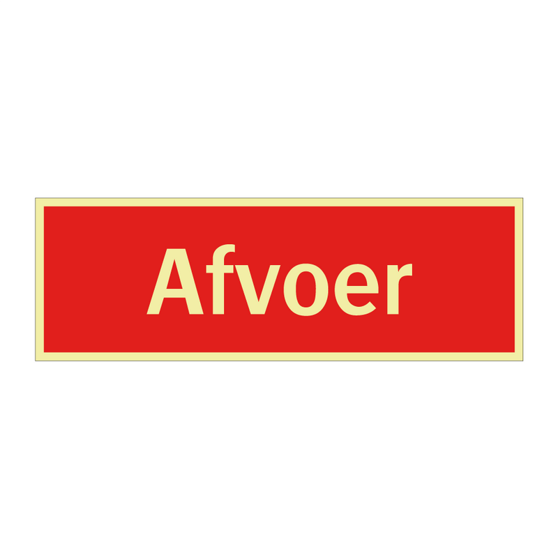 Afvoer