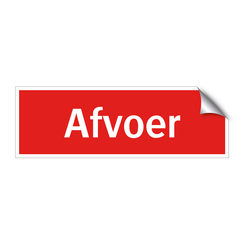 Afvoer