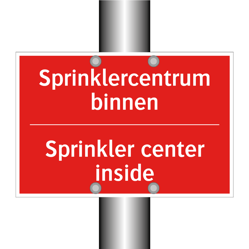 Sprinklercentrum binnen - Sprinkler center inside