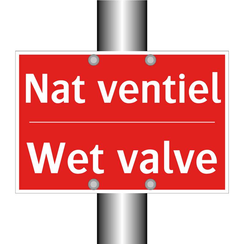 Nat ventiel - Wet valve