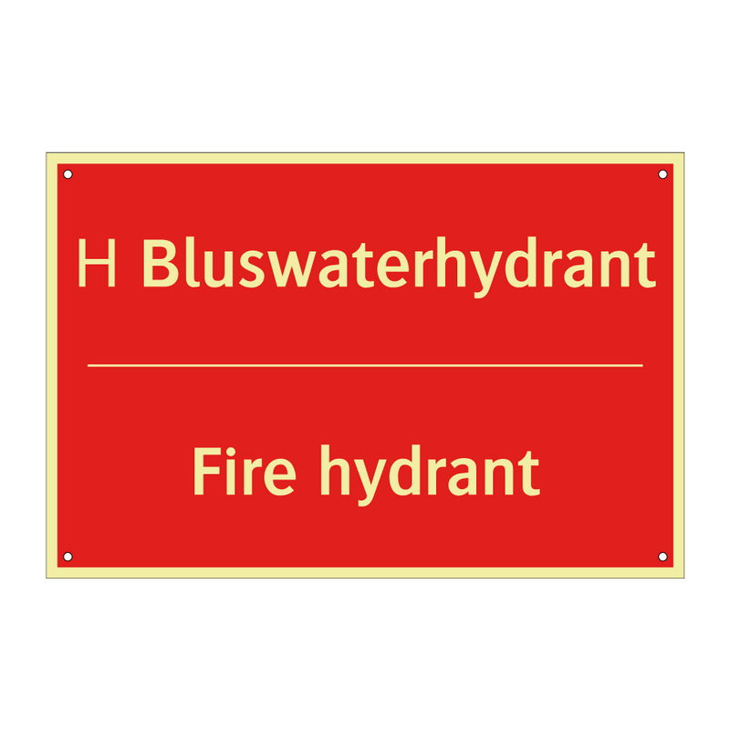 Н Bluswaterhydrant - Fire hydrant