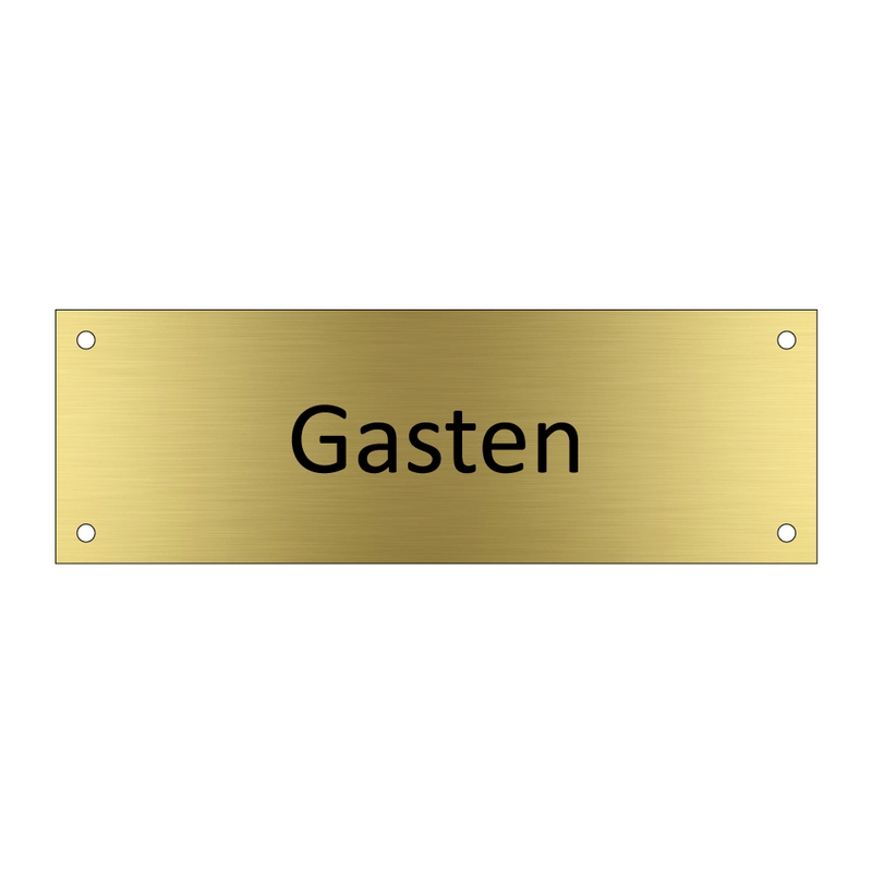 Gasten & Gasten & Gasten