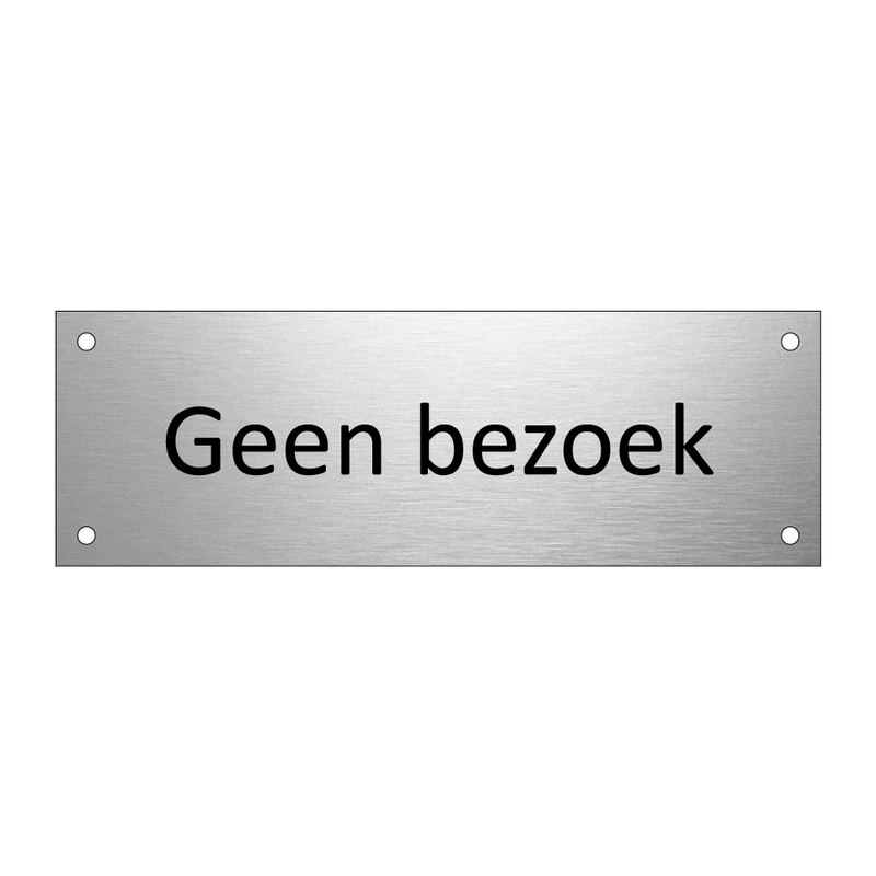 Geen bezoek & Geen bezoek & Geen bezoek