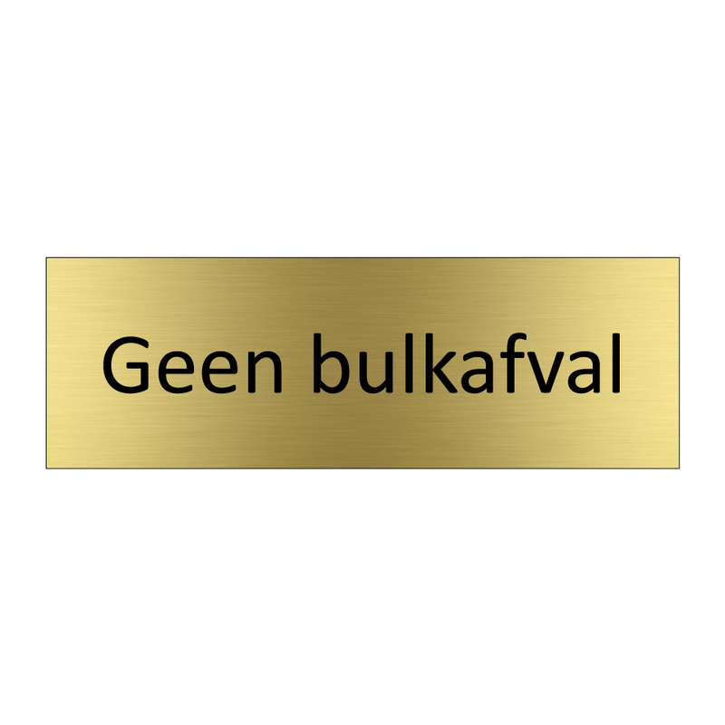 Geen bulkafval & Geen bulkafval & Geen bulkafval & Geen bulkafval & Geen bulkafval & Geen bulkafval