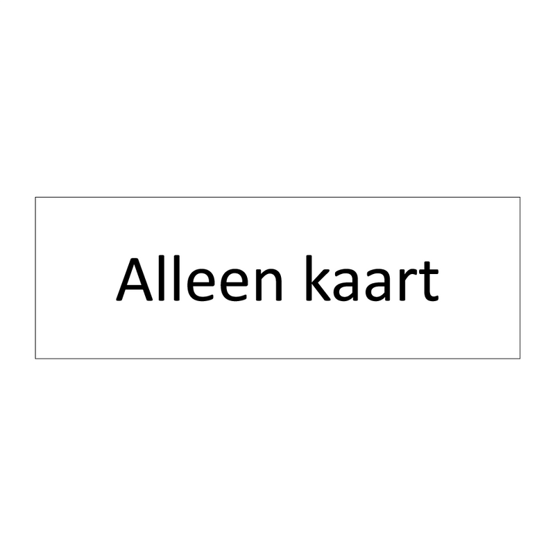 Alleen kaart & Alleen kaart & Alleen kaart & Alleen kaart & Alleen kaart & Alleen kaart