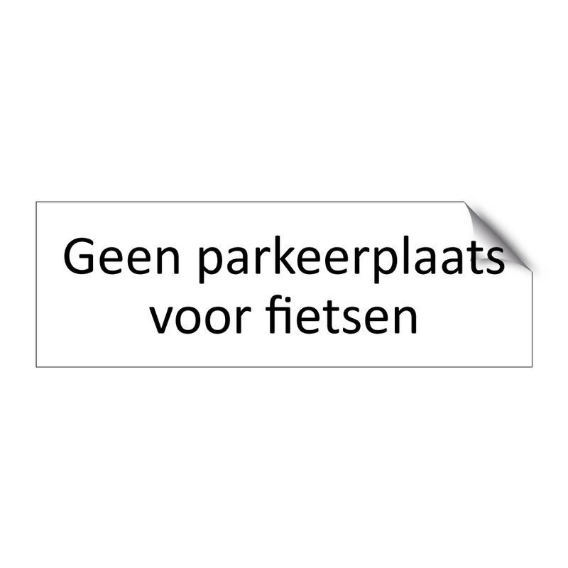 Geen parkeerplaats voor fietsen & Geen parkeerplaats voor fietsen & Geen parkeerplaats voor fietsen