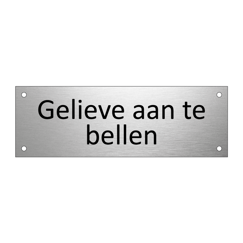 Gelieve aan te bellen & Gelieve aan te bellen & Gelieve aan te bellen