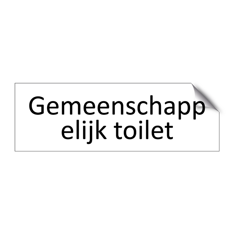 Gemeenschappelijk toilet & Gemeenschappelijk toilet & Gemeenschappelijk toilet