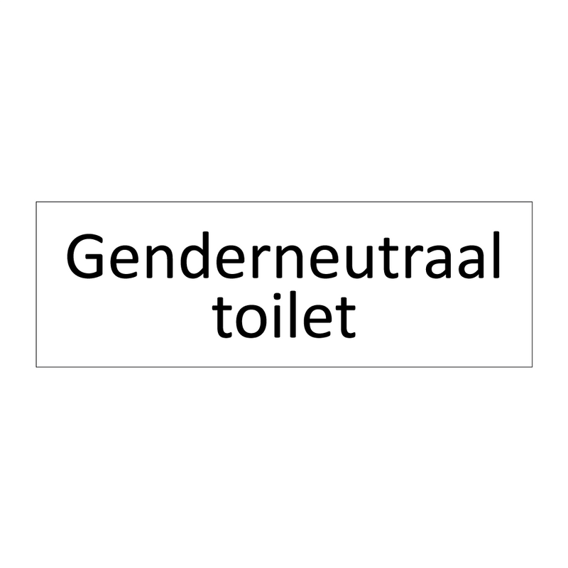 Genderneutraal toilet & Genderneutraal toilet & Genderneutraal toilet & Genderneutraal toilet