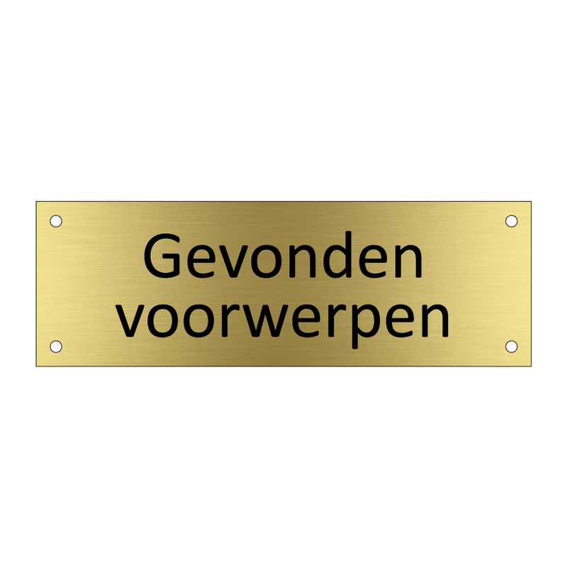 Gevonden voorwerpen & Gevonden voorwerpen & Gevonden voorwerpen