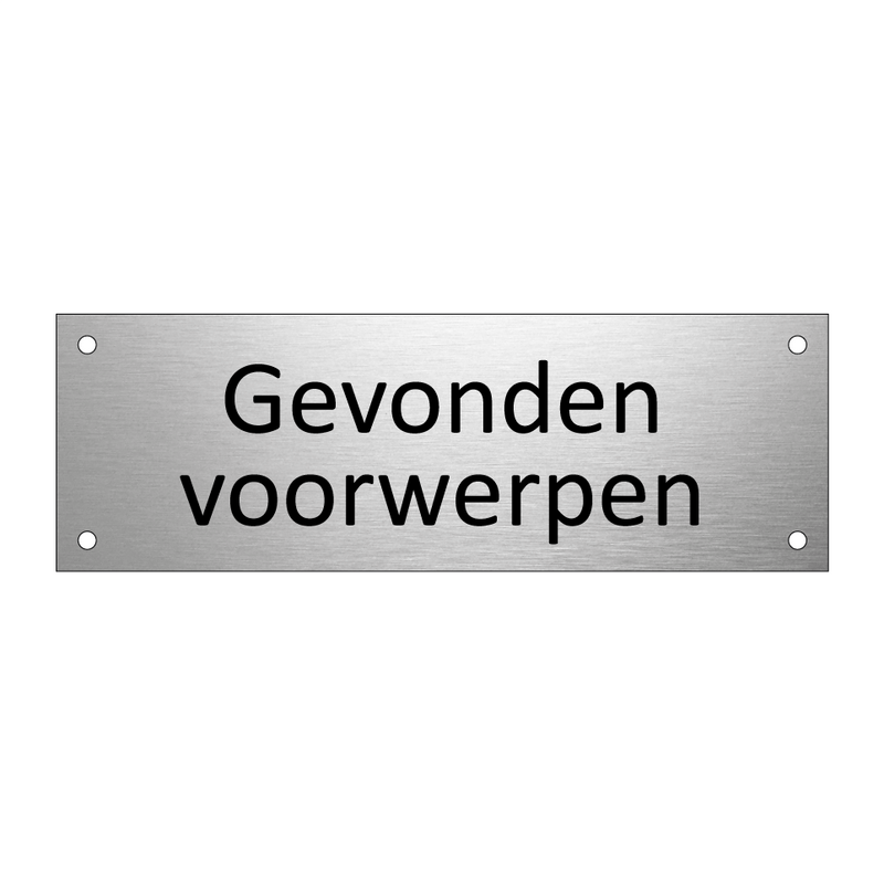 Gevonden voorwerpen & Gevonden voorwerpen & Gevonden voorwerpen