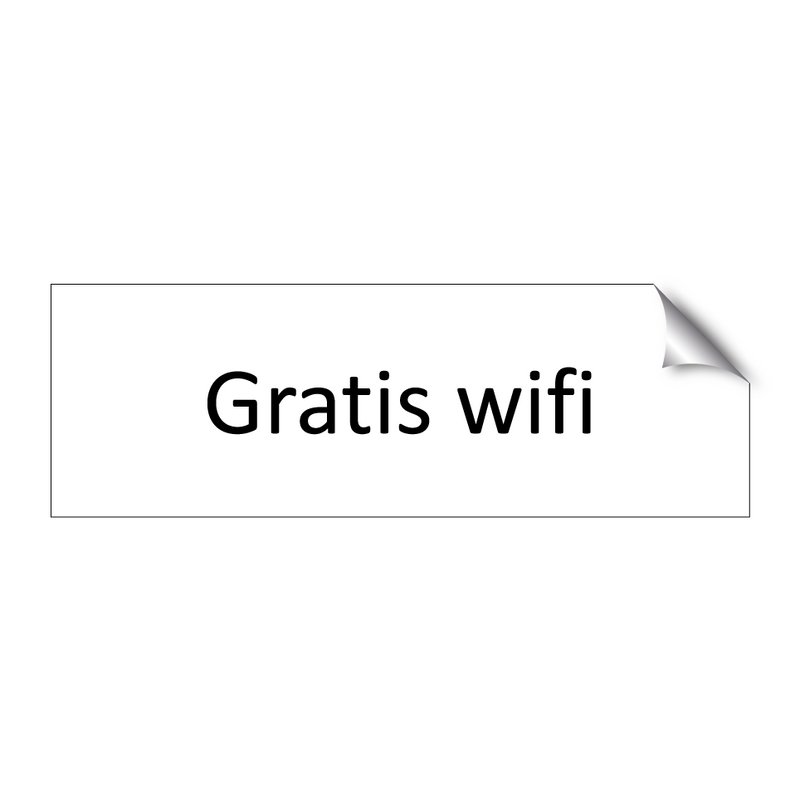 Gratis wifi & Gratis wifi & Gratis wifi