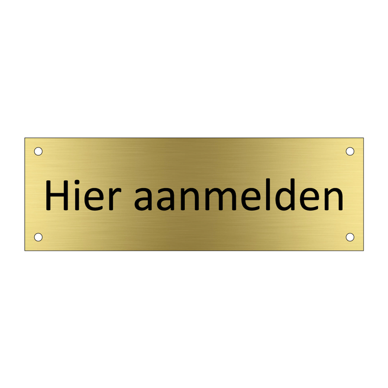 Hier aanmelden & Hier aanmelden & Hier aanmelden