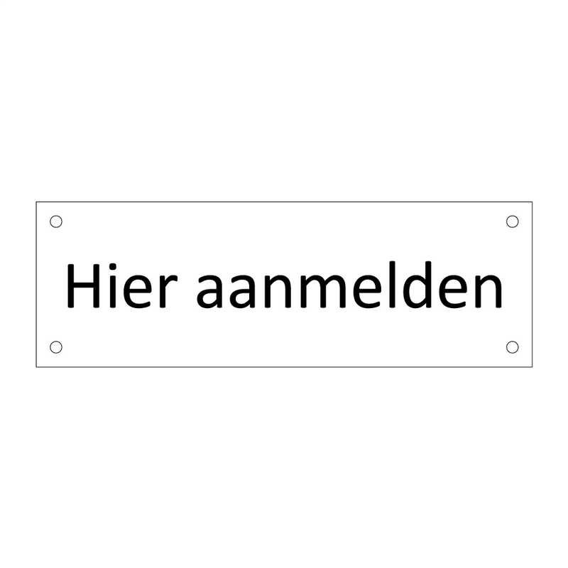 Hier aanmelden & Hier aanmelden & Hier aanmelden