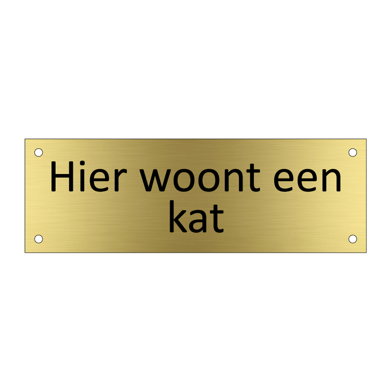 Hier woont een kat & Hier woont een kat & Hier woont een kat