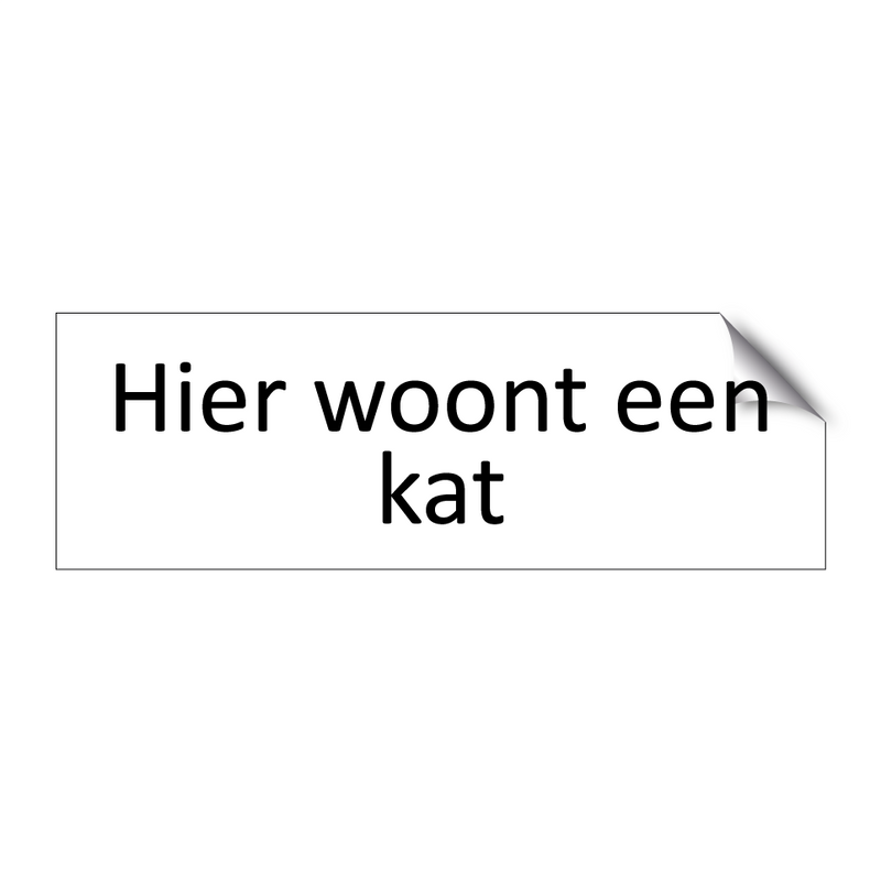 Hier woont een kat & Hier woont een kat & Hier woont een kat