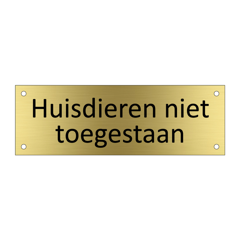 Huisdieren niet toegestaan & Huisdieren niet toegestaan & Huisdieren niet toegestaan