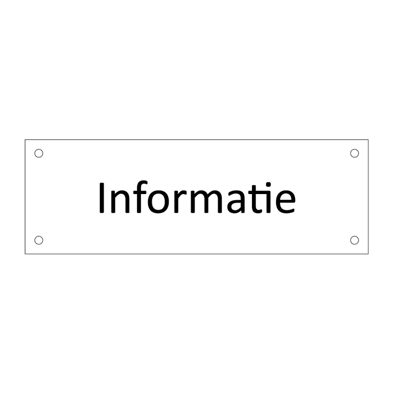 Informatie & Informatie & Informatie