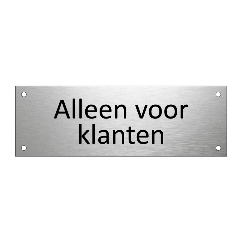 Alleen voor klanten & Alleen voor klanten & Alleen voor klanten