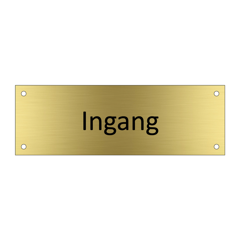 Ingang & Ingang & Ingang