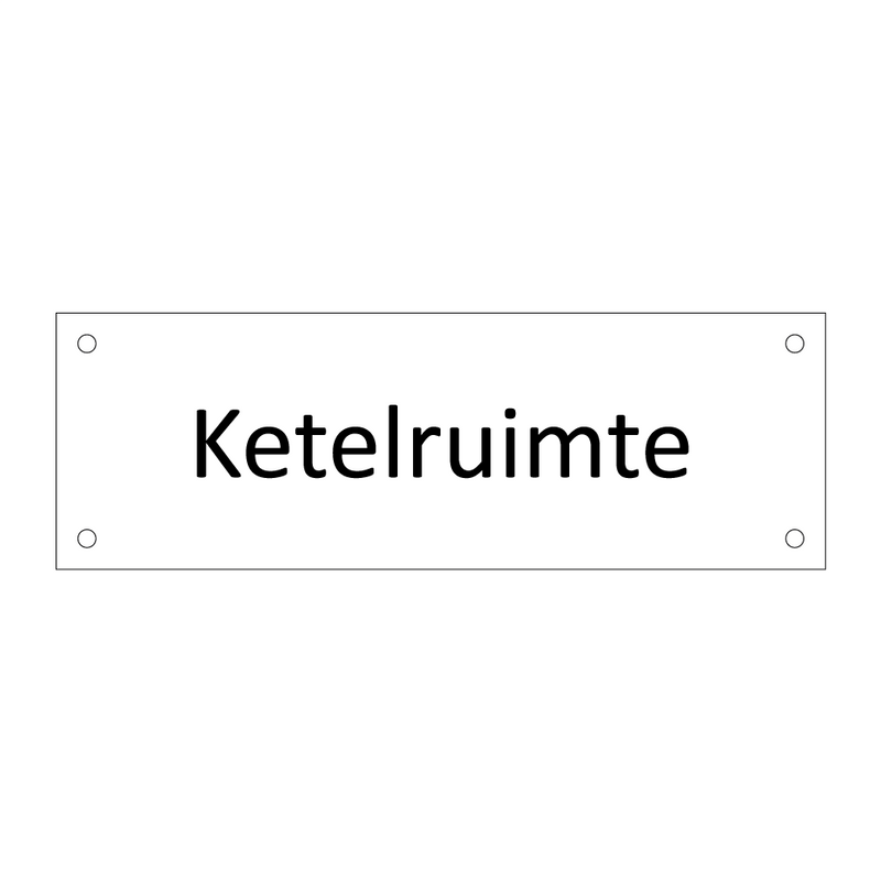 Ketelruimte & Ketelruimte & Ketelruimte