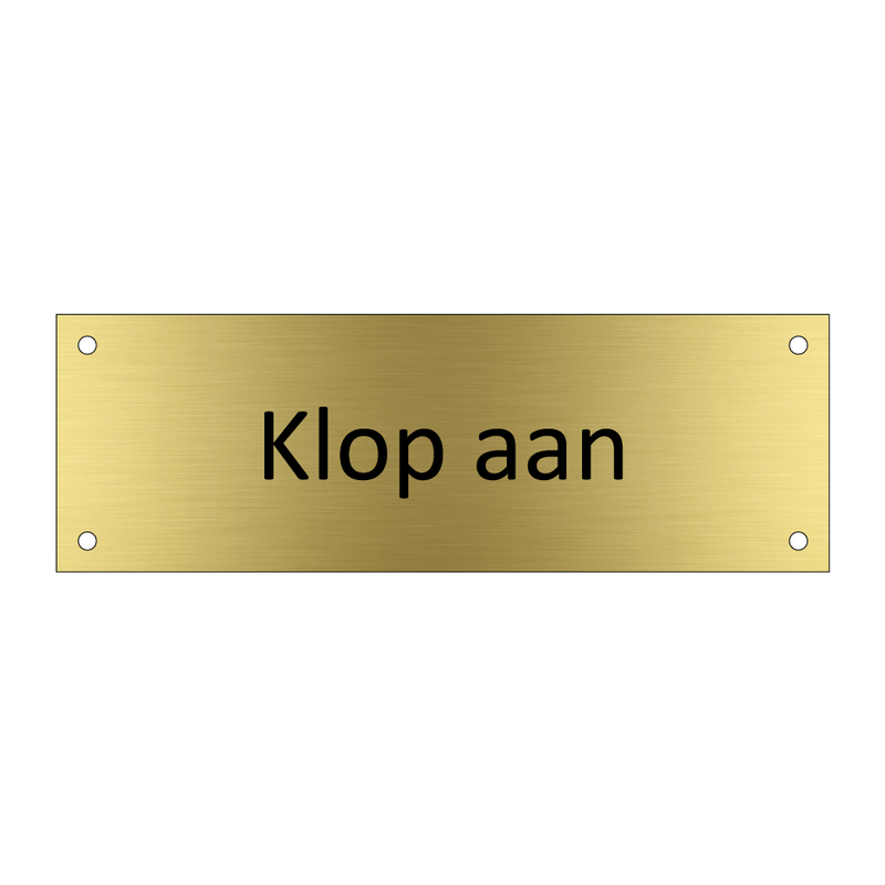 Klop aan & Klop aan & Klop aan