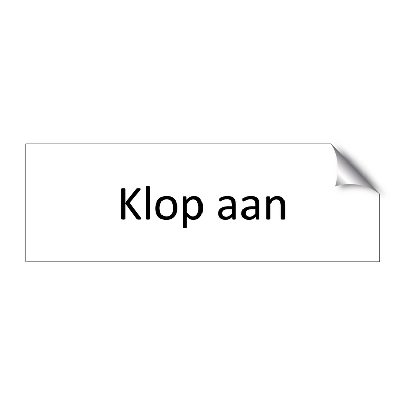 Klop aan & Klop aan & Klop aan