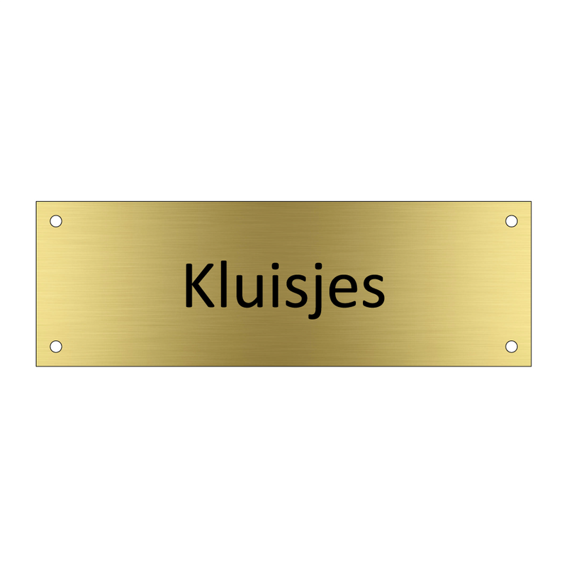 Kluisjes & Kluisjes & Kluisjes