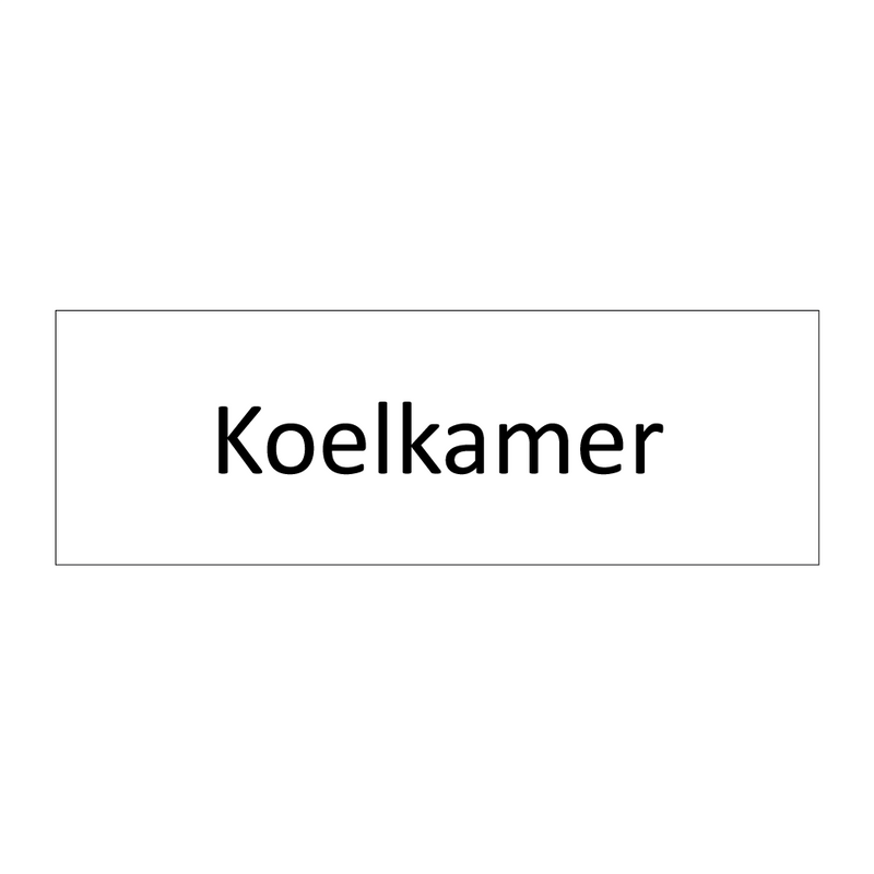 Koelkamer & Koelkamer & Koelkamer & Koelkamer & Koelkamer & Koelkamer