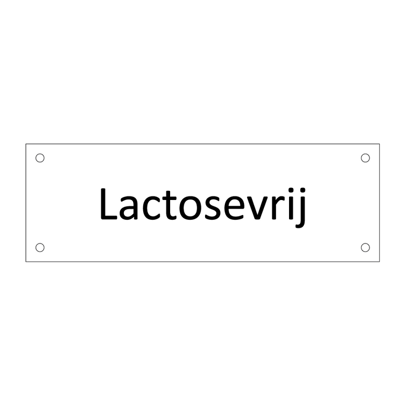 Lactosevrij & Lactosevrij & Lactosevrij