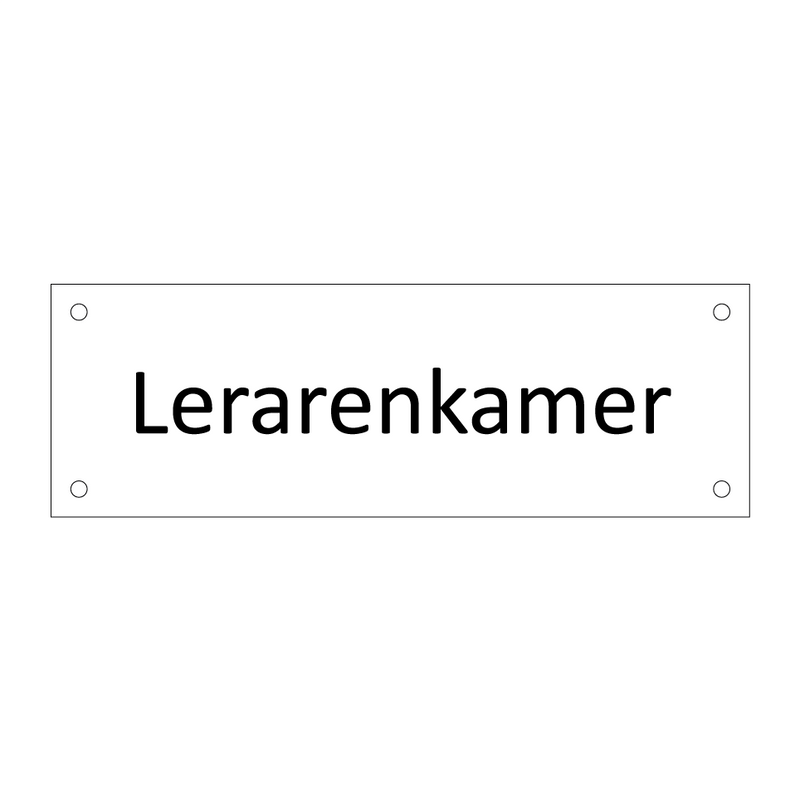 Lerarenkamer & Lerarenkamer & Lerarenkamer