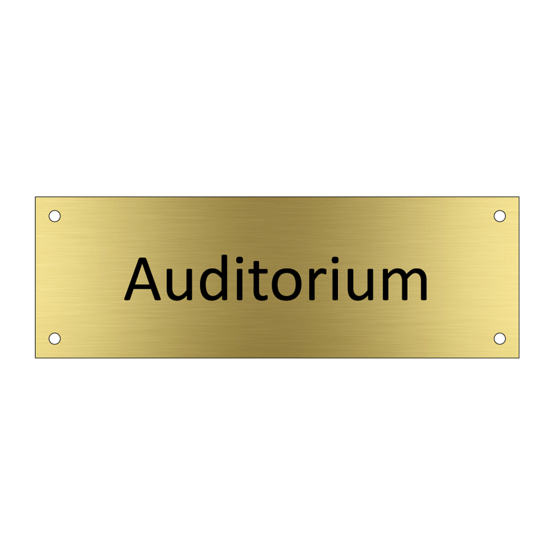 Auditorium & Auditorium & Auditorium